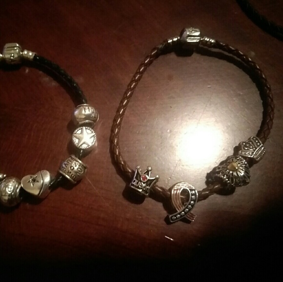 Pandora bracelets and choker with charms. - Picture 5 of 7